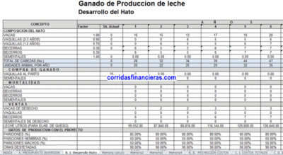 Corrida financiera de vacas lecheras